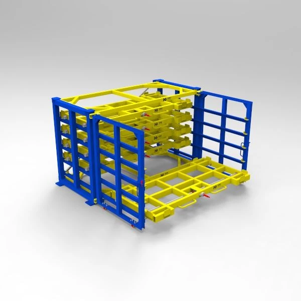 Roll Out Sheet Metal Rack